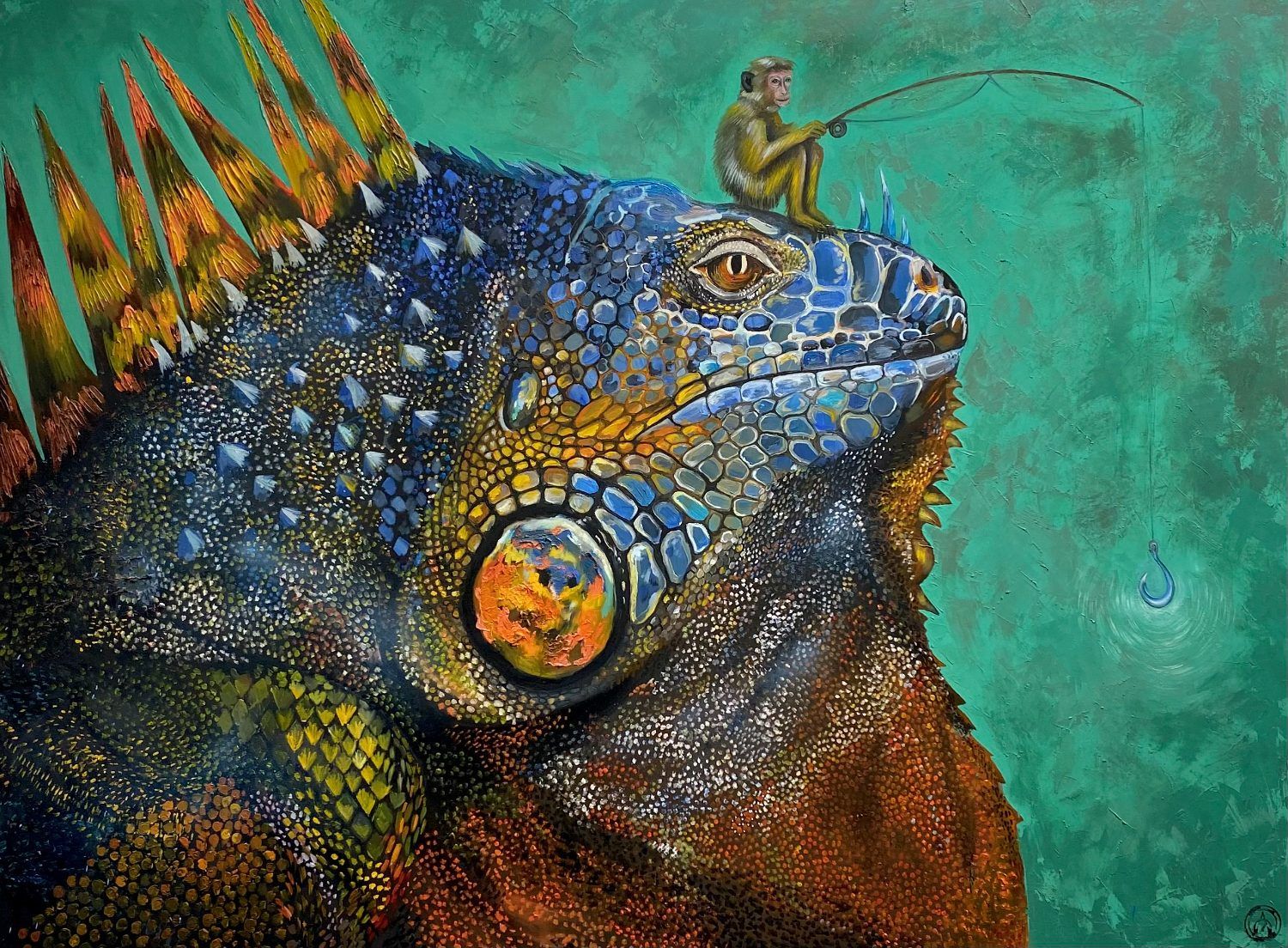 Darwin Was Here, 2025 - oil on canvas